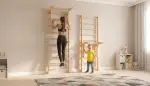 Mehr Bewegung: Sprossenwand Kinderzimmer