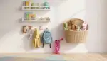 Ordnung schaffen: Wandaufbewahrung im Kinderzimmer