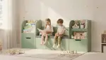 Wandbank im Kinderzimmer: Clevere Sitzlösung