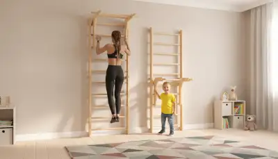 Mehr Bewegung: Sprossenwand Kinderzimmer