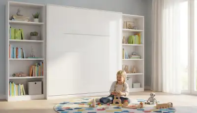 Platzwunder: Wandklappbetten fürs Kinderzimmer