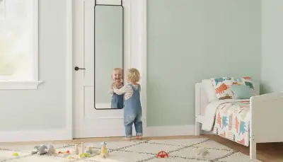 Sichere Wandspiegel fürs Kinderzimmer