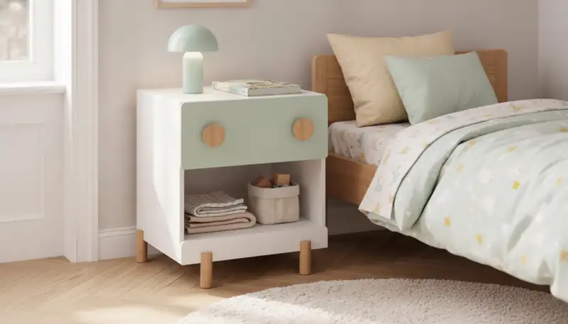 Ein kleiner Helfer am Kinderbett