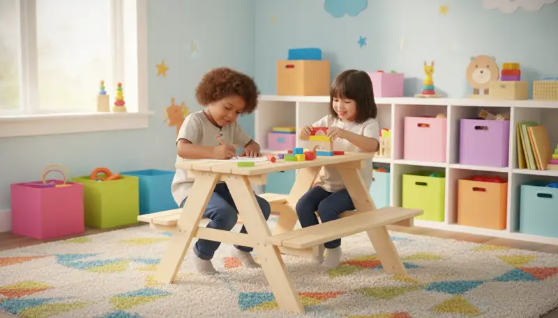 Farbige Kindermöbel: Bunte Welten schaffen