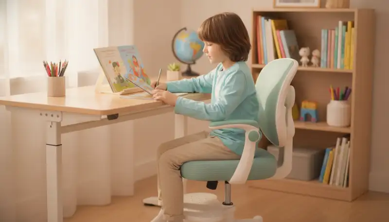 Optimal sitzen: Höhenverstellbare Kinderschreibtischstühle