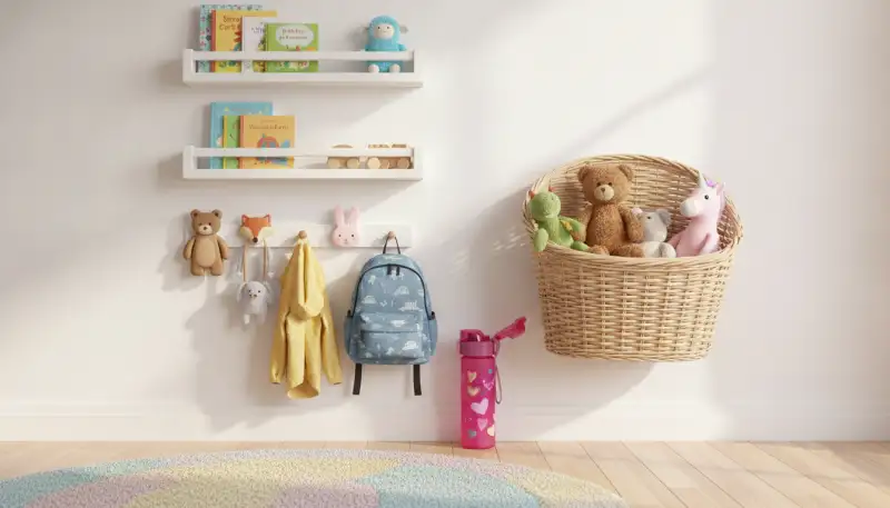 Ordnung schaffen: Wandaufbewahrung im Kinderzimmer