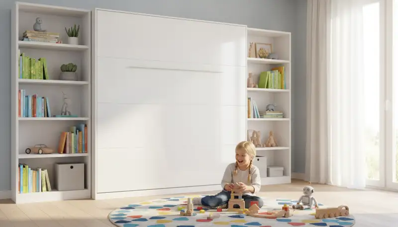 Platzwunder: Wandklappbetten fürs Kinderzimmer