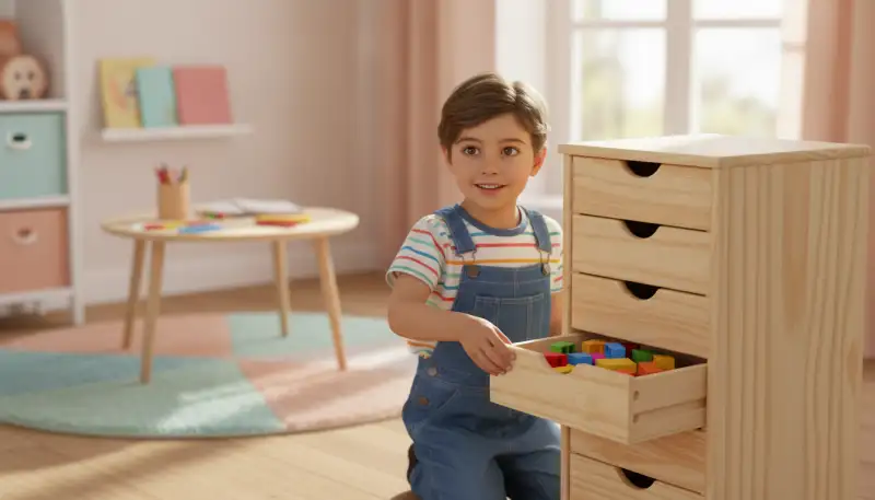 Rollcontainer: Flexibler Stauraum für Kids
