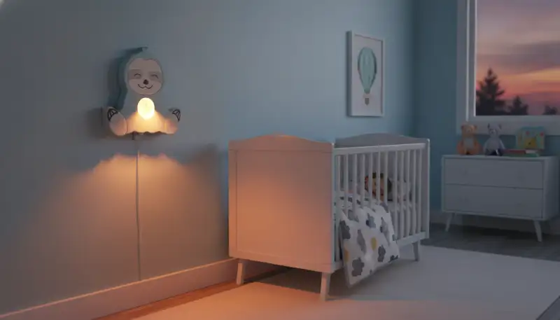 Sanfte Wand-Schlummerlichter fürs Kinderzimmer