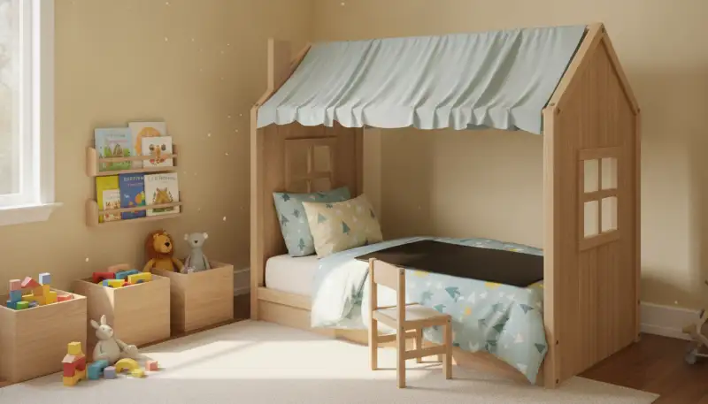 Spielbetten aus Holz: Abenteuer im Kinderzimmer